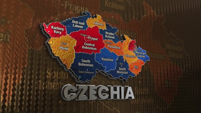 Chechia Map