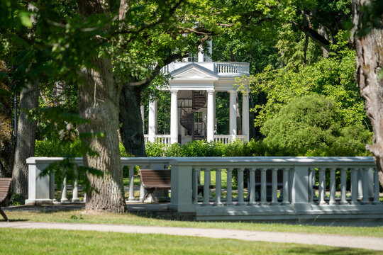 Love island Pavilion Rotunda in Kemeri Park Latvia