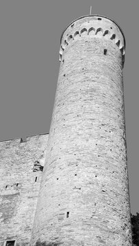 Tower of Toompea Castle (Domberg) or Cathedral Hill, of Tallinn, Estonia. It's part of the UNESCO World Heritage site
