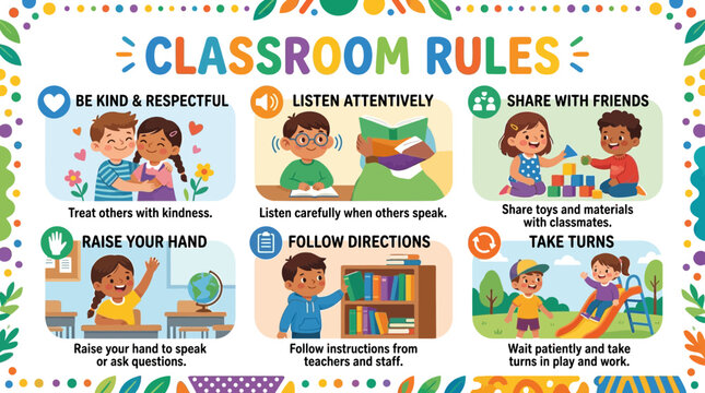 Classroom Rules for Kids, Learning Environment