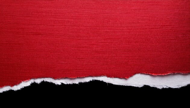 Fragmento De Papel Rojo Rasgado Con Textura Fibrosa Sobre Fondo Trasparente