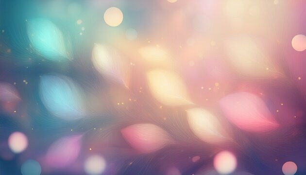 Bokey Background Blur Pastel Colors