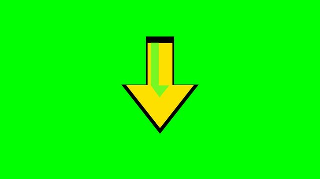 4K Green Screen Arrow Animation (Clicking Arrows) Seta Anima&ccedil;&atilde;o clique setas Fundo Verde