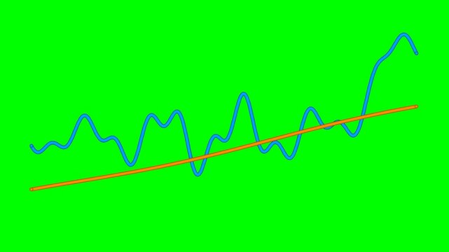 4K Green Screen Graphics and Animation Progressive Growth Concept in Finance Gr&aacute;ficos Anima&ccedil;&atilde;o Conceito de Crescimento Progressivo Finan&ccedil;as Fundo Verde