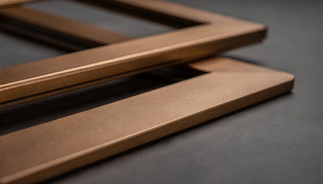 Closeup medium shot featuring bronzetoned anodized aluminum frames highlighting rich metallic hues and durable electrochemical coatings resisting environmental wear.