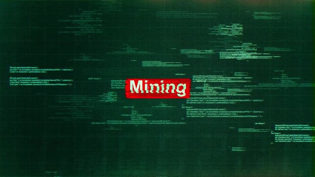 Mining Economy Word