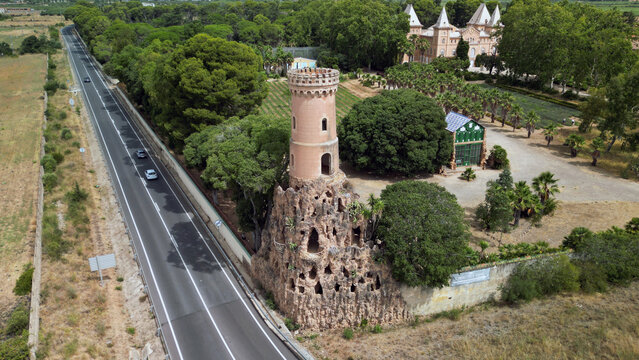 Parc Sam&agrave;, Cambrils jardi hist&ograve;ric