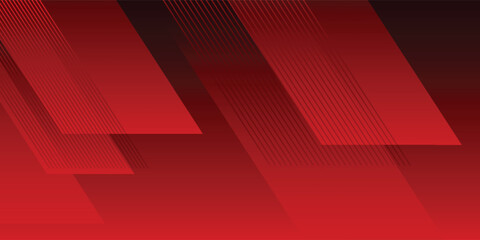 Abstract dark red geometric diagonal lines background. Modern futuristic speed stripe pattern for sports, racing, and gaming banners. © Mall11