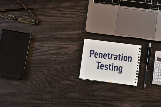 Cybersecurity Professional's Penetration Testing Workspace &mdash; ideal for IT security blog posts and tech articles