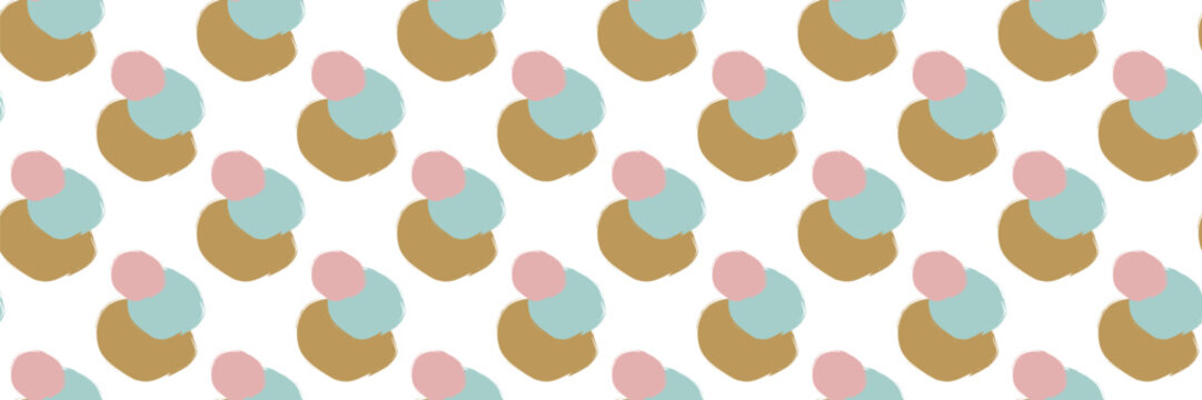 Pattern background abstract with pastel spot baby and cute seamless pink. Clean white minimalist with modern aesthetic design and blue beige circle.