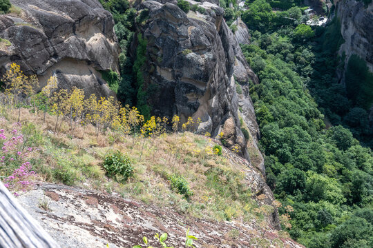 Panoramic view of Meteora Monasteries, Thessaly, Greece