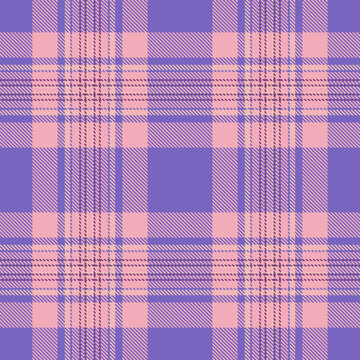 A traditional tartan plaid pattern with a balanced check structure and light and indigo tones. The seamless textile background recreates a woven fabric look with a natural decorative character.