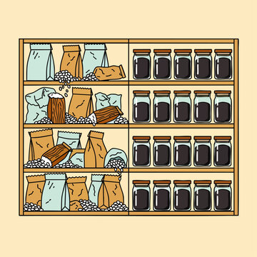 Vintage stylized flat lay of ancient Egyptian daily life scenes with hieroglyphic inscriptions, concept for history education, cultural illustration, museum exhibits and decorative art projects