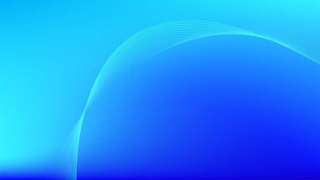 abstract blue wave background