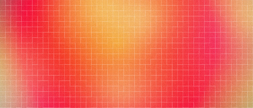 Heat map data visualization with bright colors and grid layout