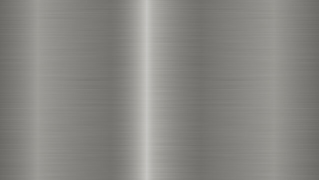 Procedrual Art of Metal Plate Titanium Brushed Background