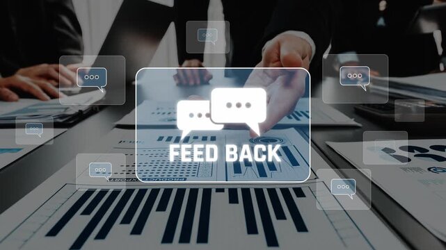 A focused business meeting scene featuring professionals analyzing financial reports with charts. Ideal for showcasing teamwork and strategic planning in an office environment. Raster