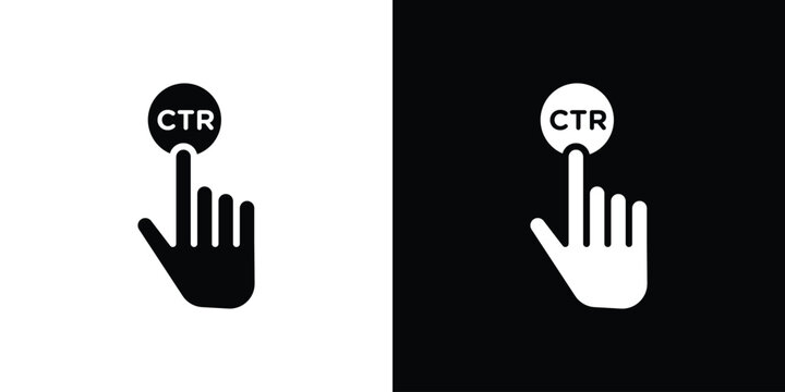 CTR icon minimal logos bundle