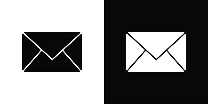 Email icon minimal logos bundle
