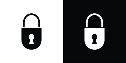 Lock icon minimal logos bundle © Fati