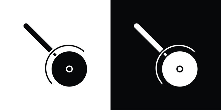 Pizza Slicer icon minimal logos bundle