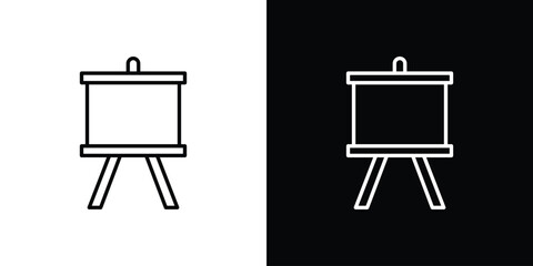 Blackboard icon simple elements series © David