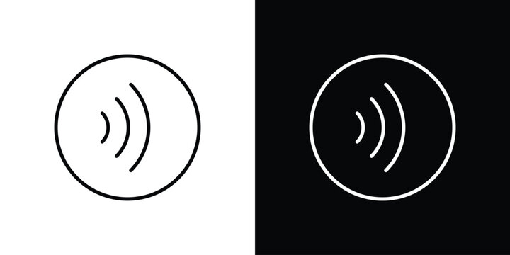 Tap to pay sign simple elements series