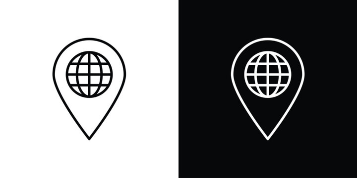 Global forum icon simple elements series