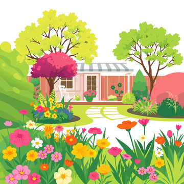 Gardening Tools And Flowers