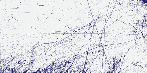 Fototapeta premium Scratches and cracks on grainy metal texture. Vector grunge overlay with dust effect. Use in flyers, posters, and industrial banner graphics.
