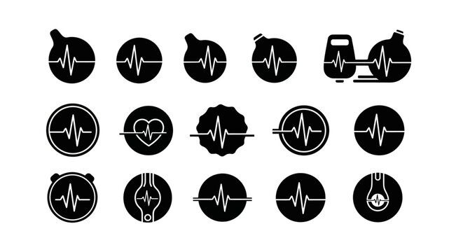 Medical Health Symbols Icons Signs.