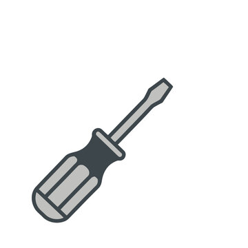 Flathead Screwdriver Icon
