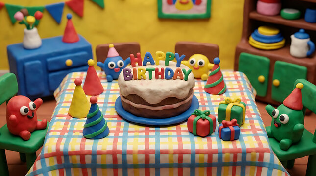 Happy Birthday Party Scene "12th birthday"