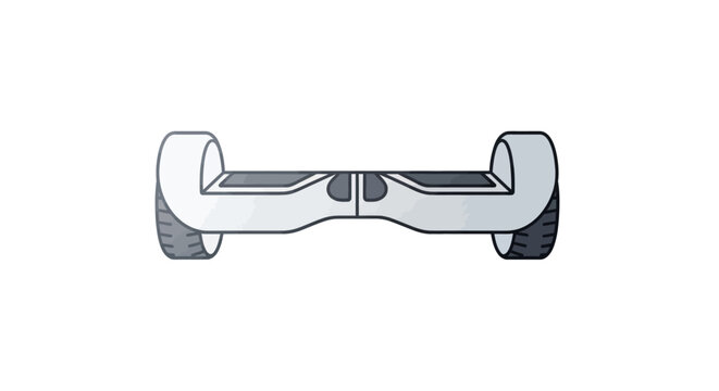 A sleek and modern hoverboard design.
