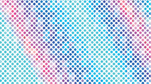 Abstract Colorful Polka Dot Pattern Background Design