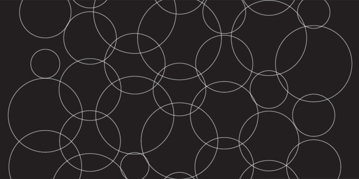 Universal high quality seamless geometric pattern with editable weight of stroke, clipping mask. Abstract black and white vector background in classical style