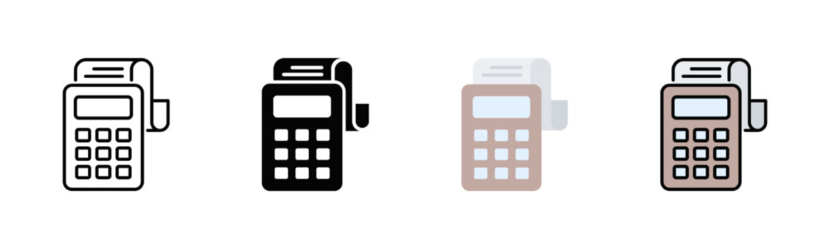 Benefit Calculator Icon Pack In Multiple Styles