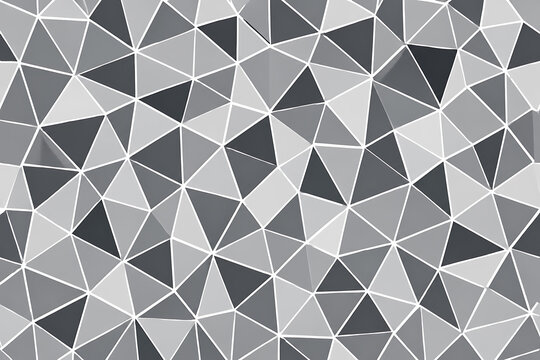 Monochromatic abstract mosaic background with triangulated geometric shapes background geometric triangles monochromatic abstract backdrop polygonal repeating structure