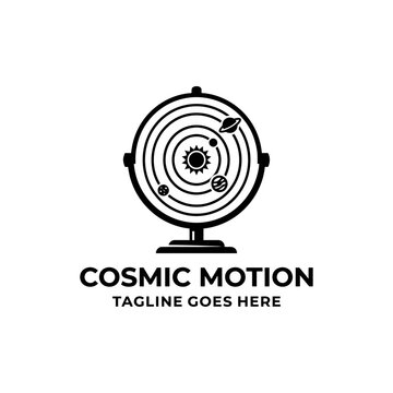 Solar system orrery model icon for cosmic and space themes.