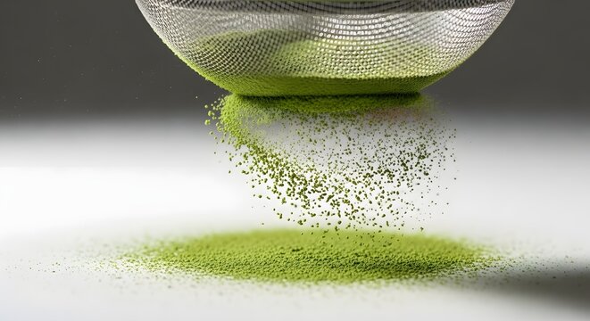 Matcha Powder Sifting