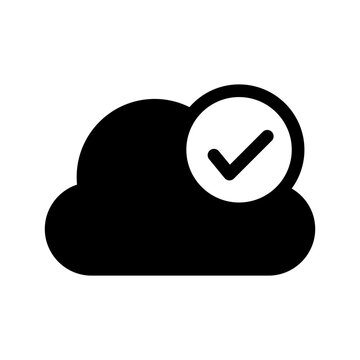 Cloud Computing Icon Vector Symbol Design Illustration