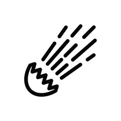 meteorite outline icon vector design good for web or mobile app © taufiq