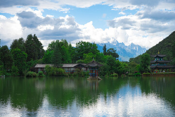 black dragoon pool and jade dragon snow mountain © Chad Photo