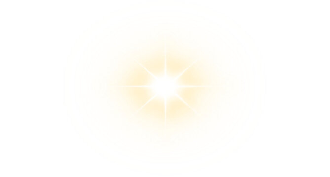 Golden Lens Flare Light Effect 