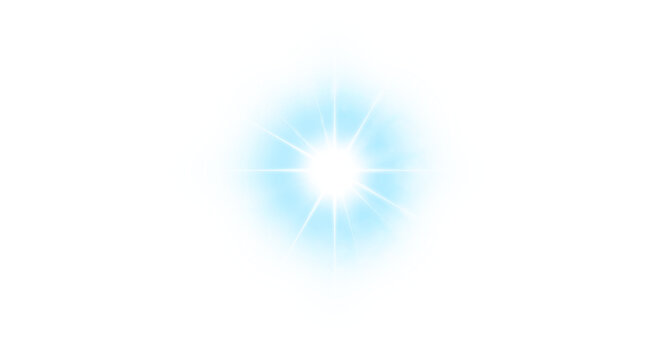 Bright Lens Flare Light Star element