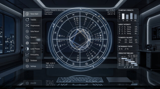 Astrology Software Dashboard