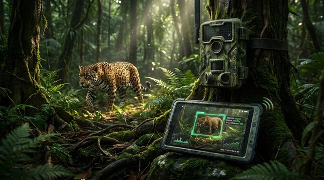 Wildlife Camera Trap Using AI for Conservation Monitoring