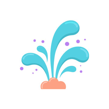 Water Splash and Bubbles