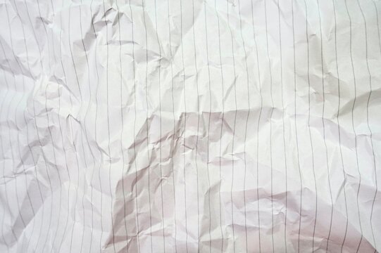 crumpled paper texture with black lines