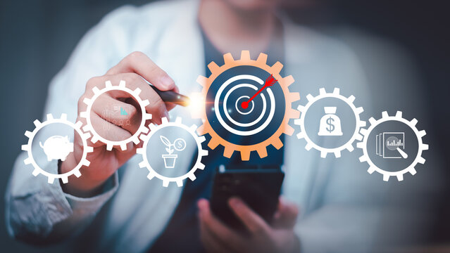 Financial planner develops investment growth strategies through asset allocation, wealth management, savings optimization, financial analysis, profit planning, budgeting, long-term financial success.